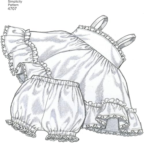Miniatura 9 de Simplicity 4707 - Patrones de costura vintage para muñecas de bebé para niñas por Teri, A (S-L)