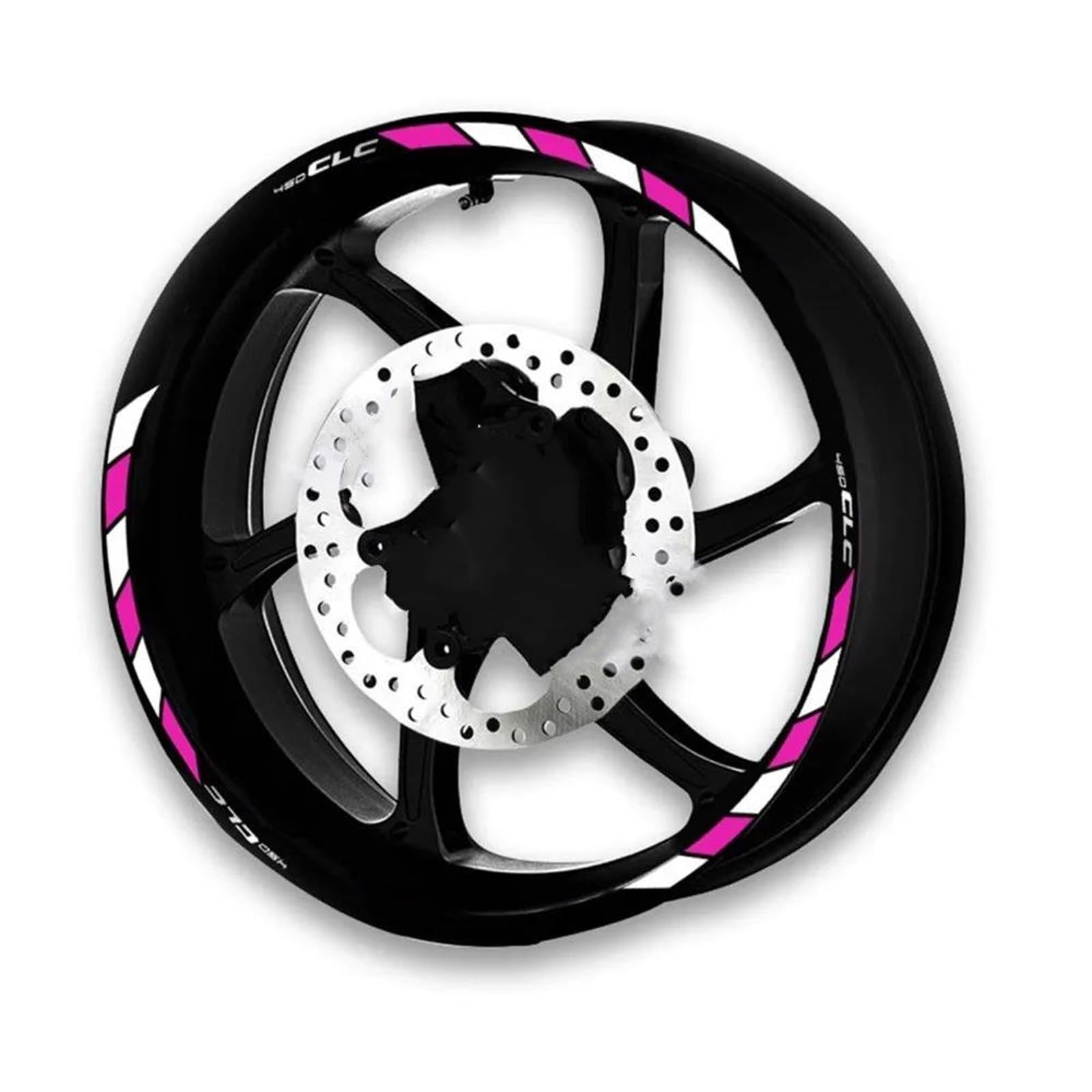 Motorcycle Wheel Stickers Night Reflective Decorative Rim for CFMOTO 450CLC 450 CLC 450CL-C CLC450(Style 4)