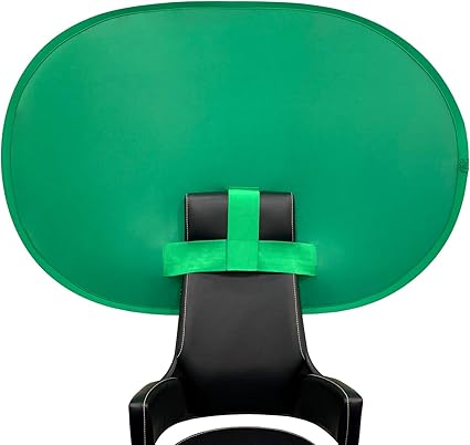 Amazon Begalo クロマキースクリーン グリーンバック 合成用背景 グリーンスクリーン イス取り付け型 ワイドタイプ 150cm 100cm Web会議 ビデオ通話 動画配信 リモートワーク テレワーク リモート授業 オンライン授業 Begalo バックペーパー 背景布