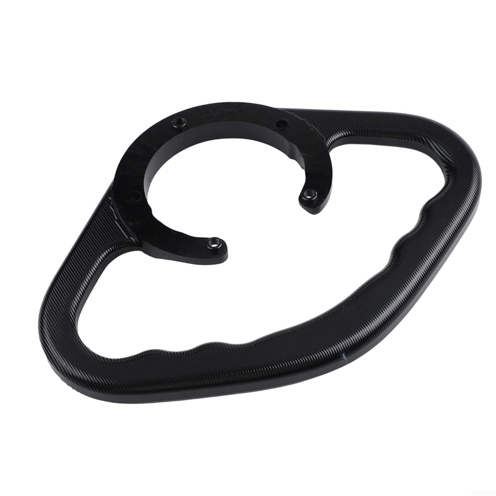 Maniglia per serbatoio del carburante per moto, barra di presa posteriore per passeggeri in alluminio di ricambio per Suzuki (nero)