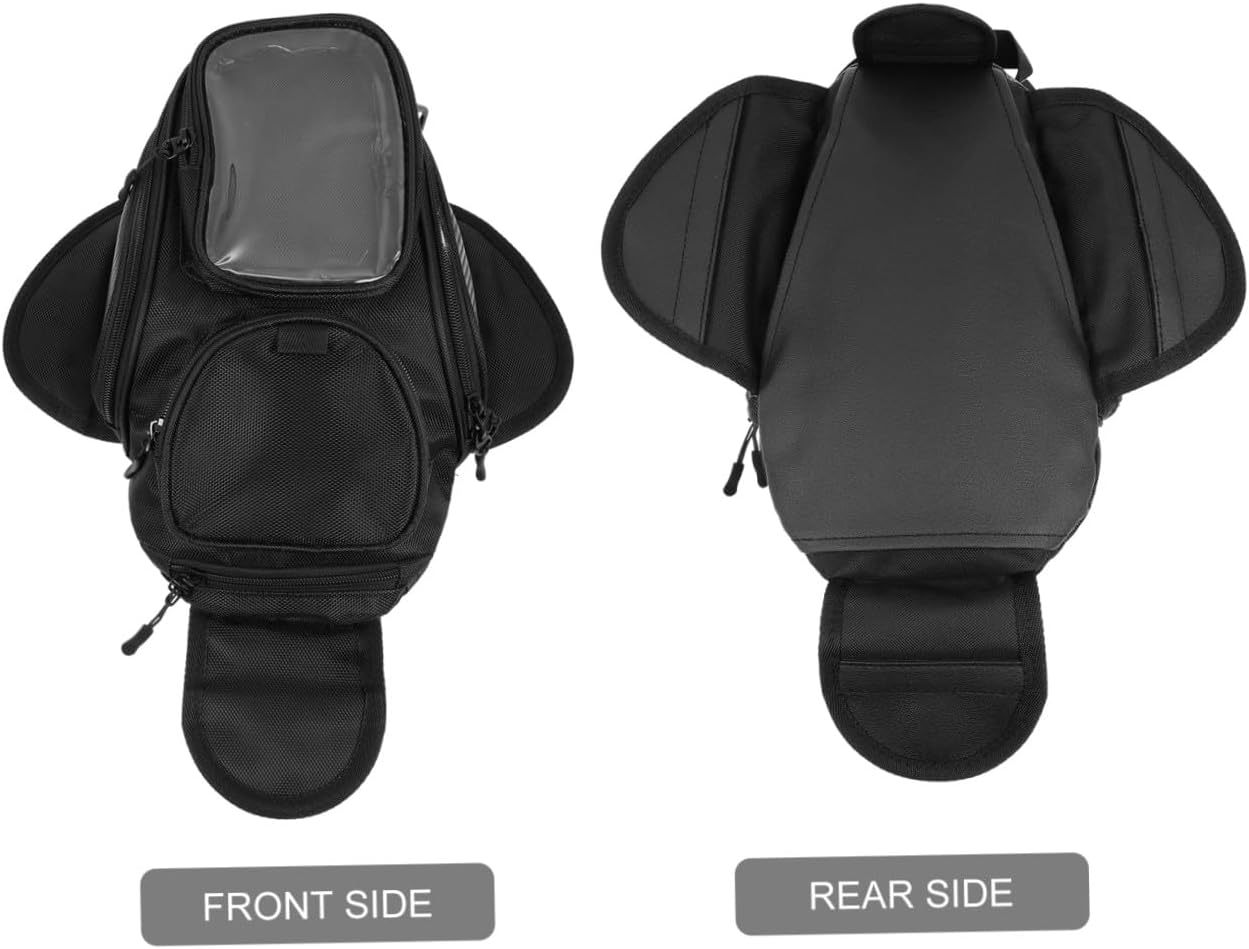 Motorcycle Tank Bag Large Capacity Oxford Cloth Motorbike Pouch with Magnetic Design for Storage and Weather Protection Easy to Install and Multi-functional
