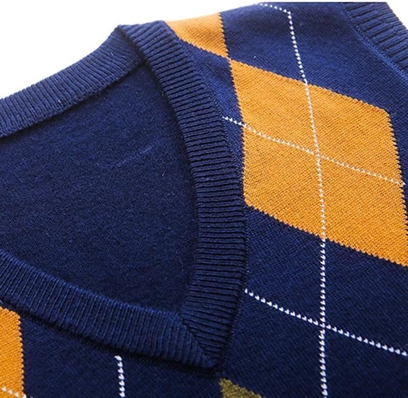 TIST Mens Knitted Vest Pullover Basic Pullover Sleeveless Wool Sweater Autumn and Winter Casual 3 Colours V-Neck2