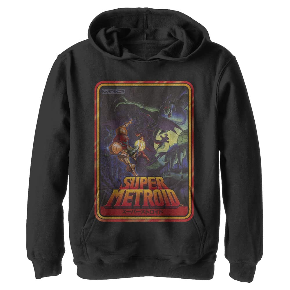 Nintendo Felpa con Cappuccio per Bambini Metroid Nipon Youth