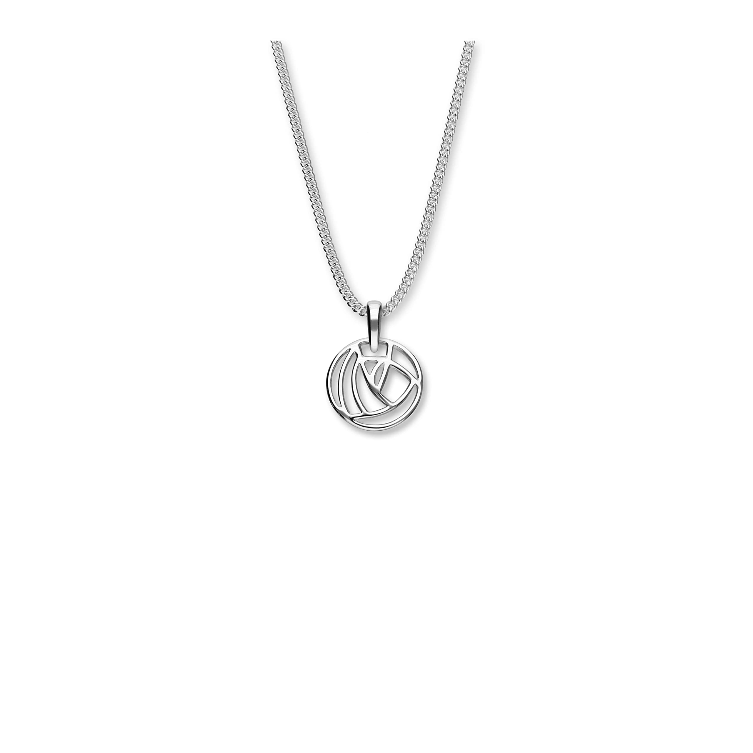 ORTAK 925 Sterling Silver Chain Handmade Charles Rennie Mackintosh Pendant Designer Designed Handmade Necklaces Scottish Celtic Jewellery of Scotland for Women