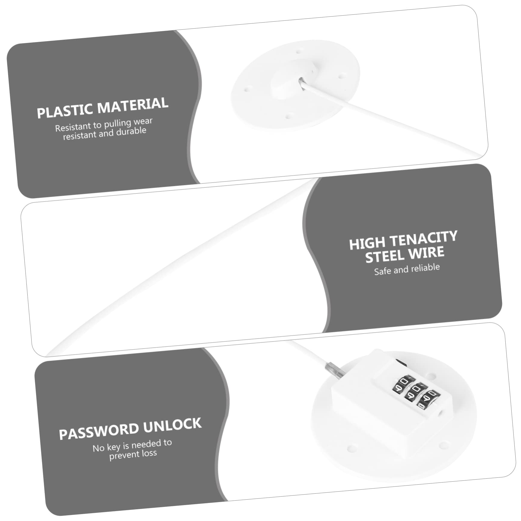 VICASKY 3piezas Cerradura De Seguridad Para Niño Código De Dígitos Cerradura Para Refrigerador y Gabinetes Instalable Sin Taladrar Protección Para y Niño