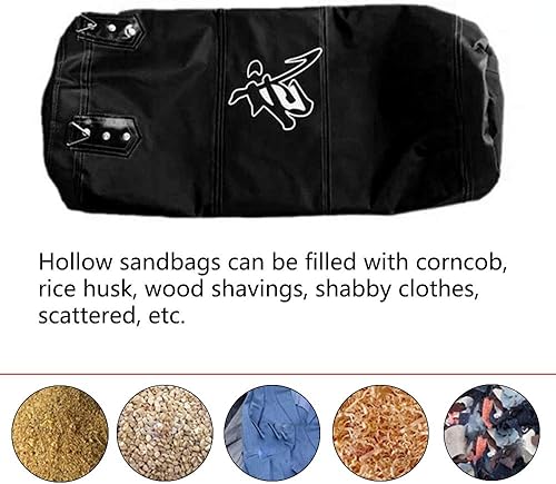 Miniatura 5 de Saco de boxeo para hombre, mujer, niños, bolsa de boxeo para interiorjardín, sin relleno, juego de bolsa pesada con guantes de boxeo, cadena, gancho