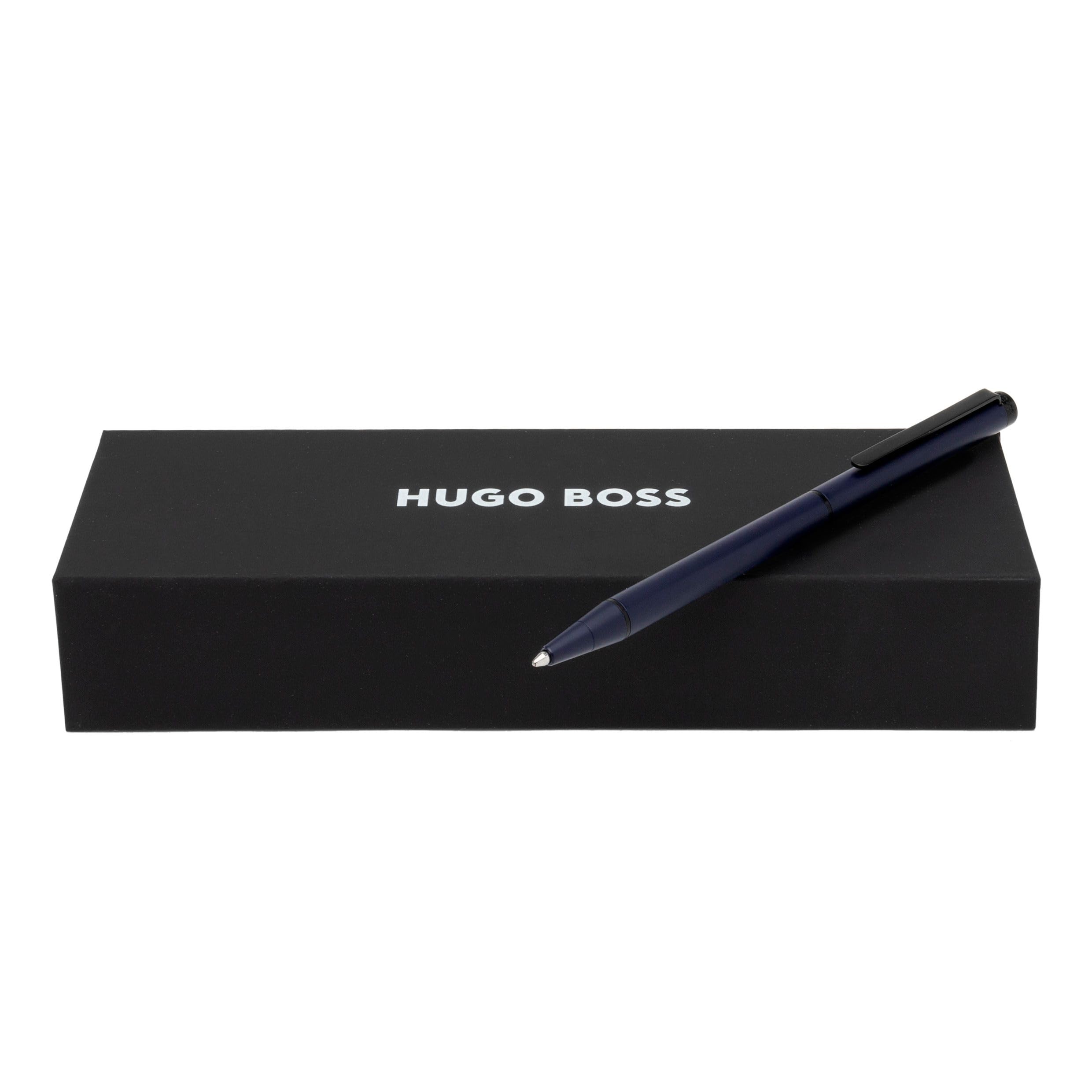 Hugo Boss Cloud HSF3904N Ballpoint Pen Medieval Blue Matte Brass Length 14 cm Lead Colour Blue — view 4