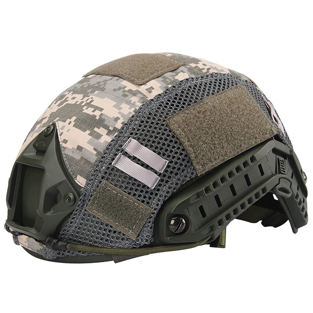 Housse de casque airsoft pour entraînement tactique en forêt - 7