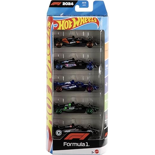 Pack 5 Hot Wheels - Formula 1 - JBJ78