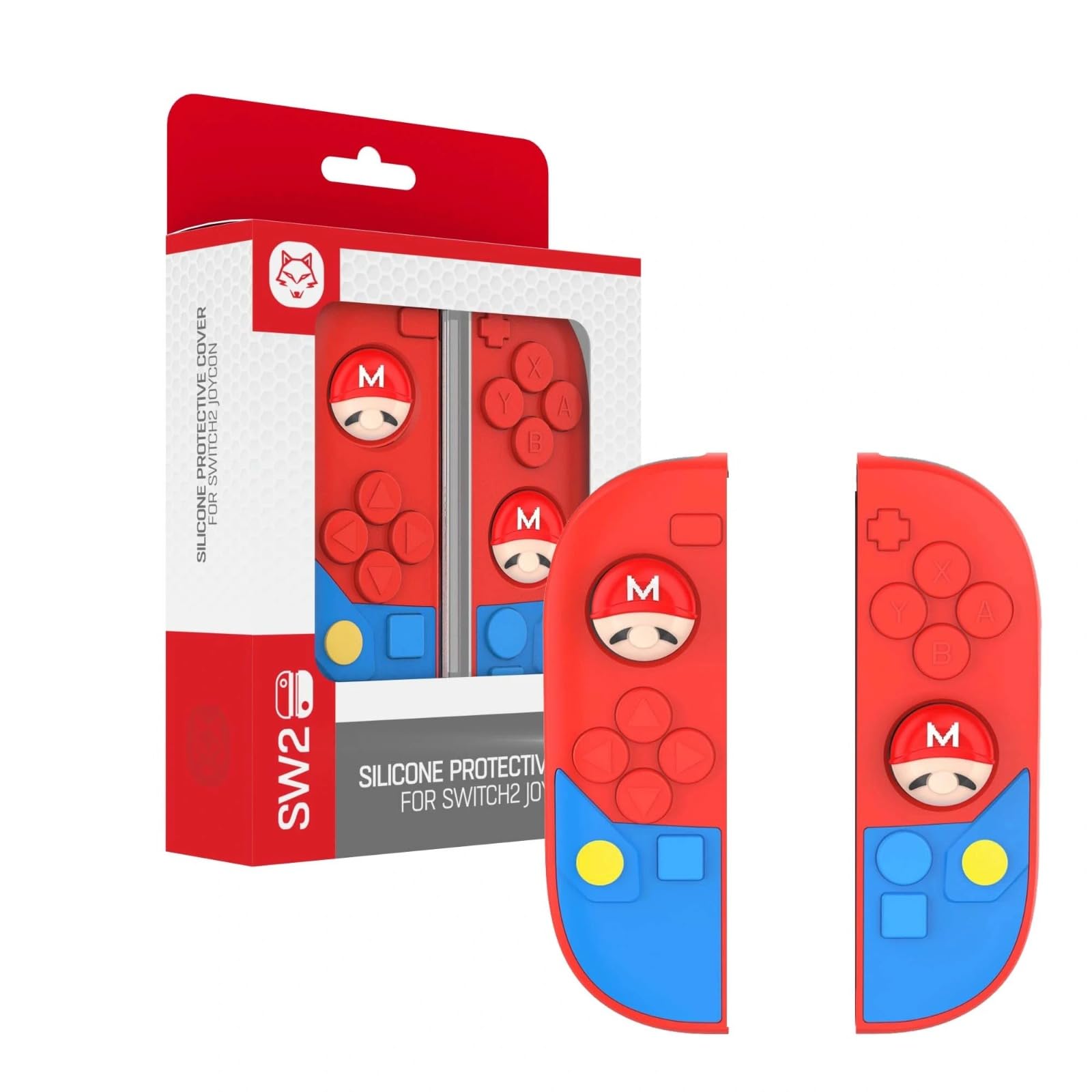 New World Silicone Protective Case for Nintendo Switch 2 Joycon (2025) with 2 Silicone Thumb Grips-picture-14