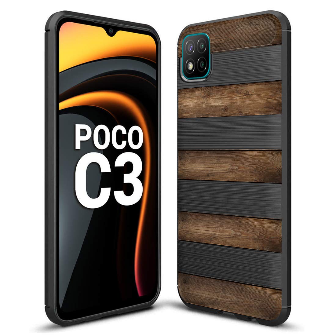 Fashionury Designer Rugged Armor Rubberized Back Case Cover for Poco C3 -HB014 (B08KXPPZ58) Amazon Price History, Amazon Price Tracker