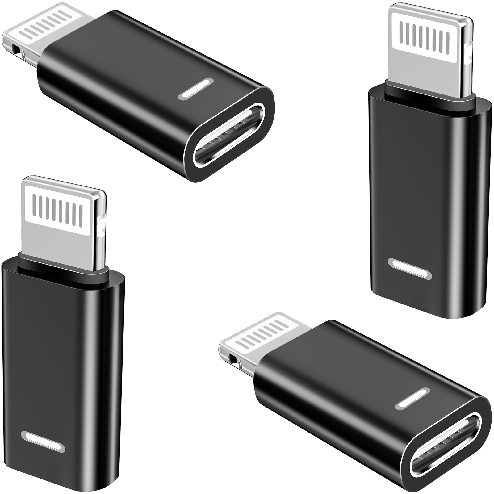 Photo 1 of [Apple MFi Certified] USB C to Lightning Adapter, Stuffcool 4Pack Lightning Male to USB C Female Digital Converter PD 20W Type C Fast Charger Connector for iPhone 14 13 12 11 Pro XS XR X 8 SE iPad Pro