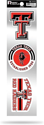 Rico Industries NCAA - Juego de calcomanías retro de 3 piezas