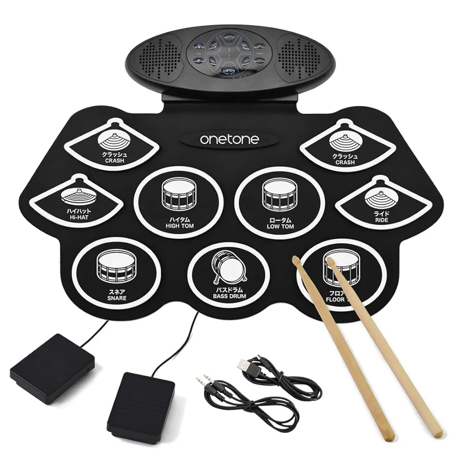 Amazon.co.jp: ONETONE ワントーン 電子ドラム ロールアップ