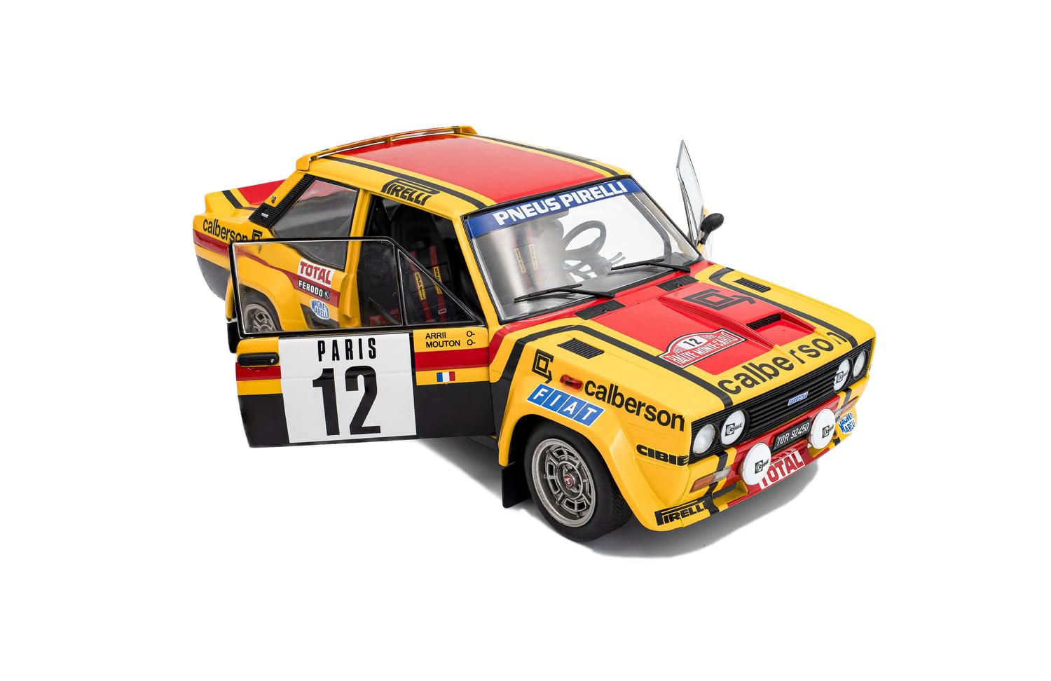 Solido 1:18 FIAT 131 Abarth #12 giallo
