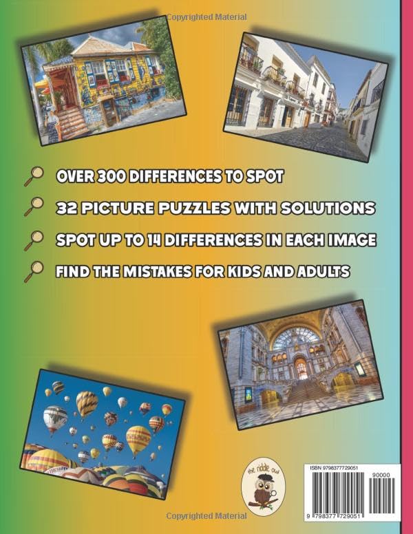 Miniatura 2 de Picture Puzzles - Spot the differences Vol.2 Over 300 differences in easy, medium, and hard Puzzle book for adults and kids