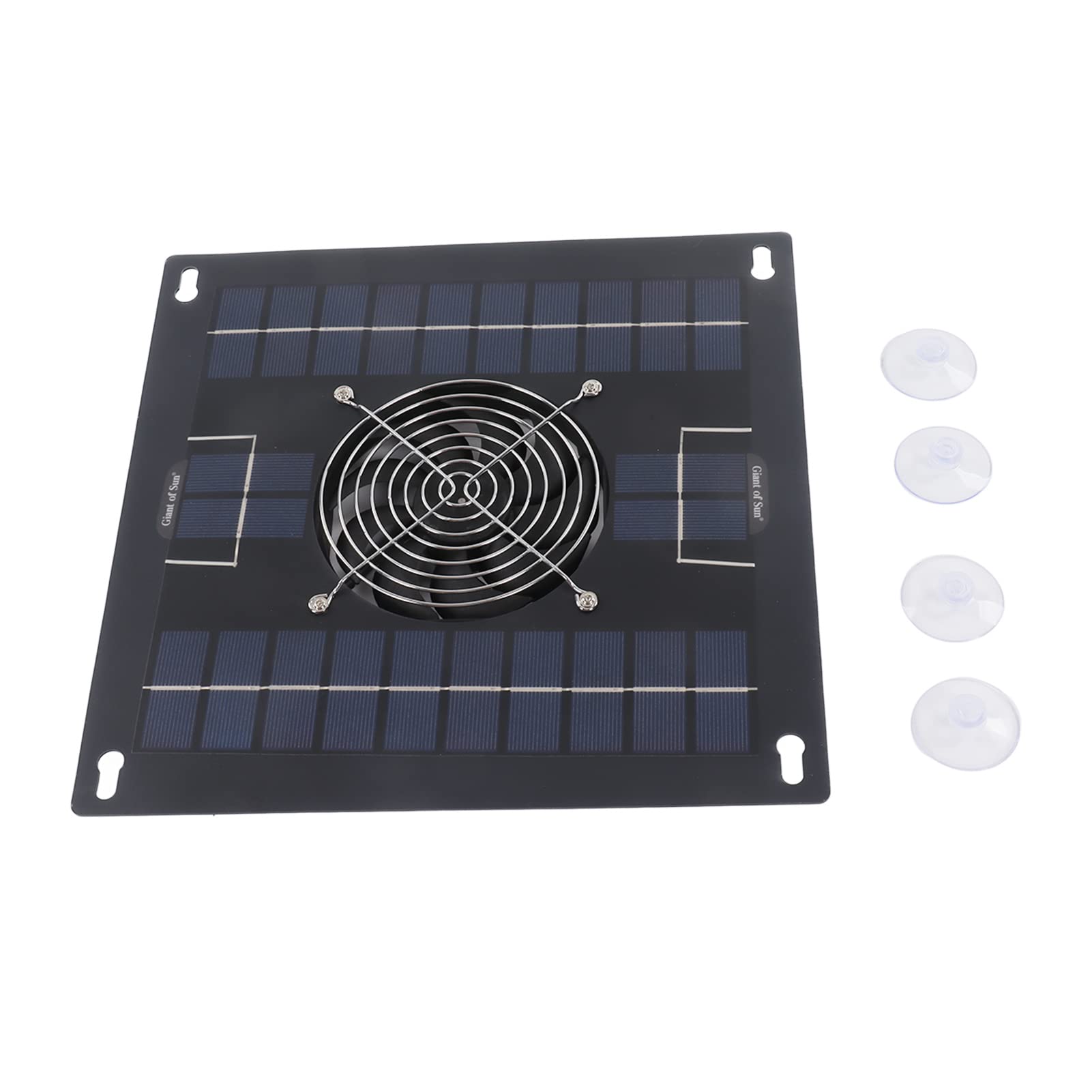 Qcwwy Set di Ventole di Scarico a Pannello Monocristallino Ad Energia Solare per Serre, Capannoni, Pollai, Ventola Solare a Basso Rumore per Raffreddamento e Ventilazione, Ventola a