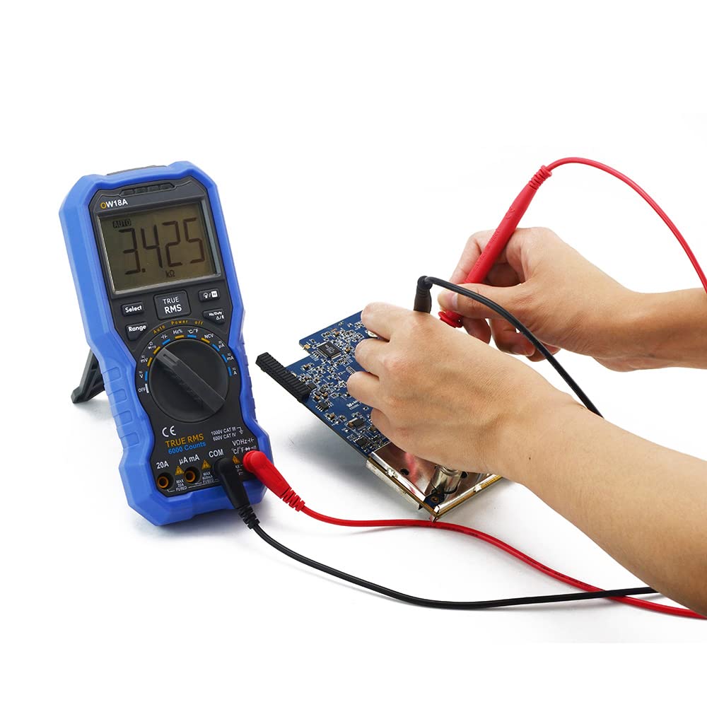 OWON OW18B 3 5/6 Smart Digital Multimeter Digital Supported True RMS Test NCV Non-contact Voltage Sense Multimeters