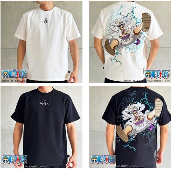 Amazon | [絡繰魂] ONE PIECE 【ルフィ】 ギア5 Tee-10ホワイト-M | T