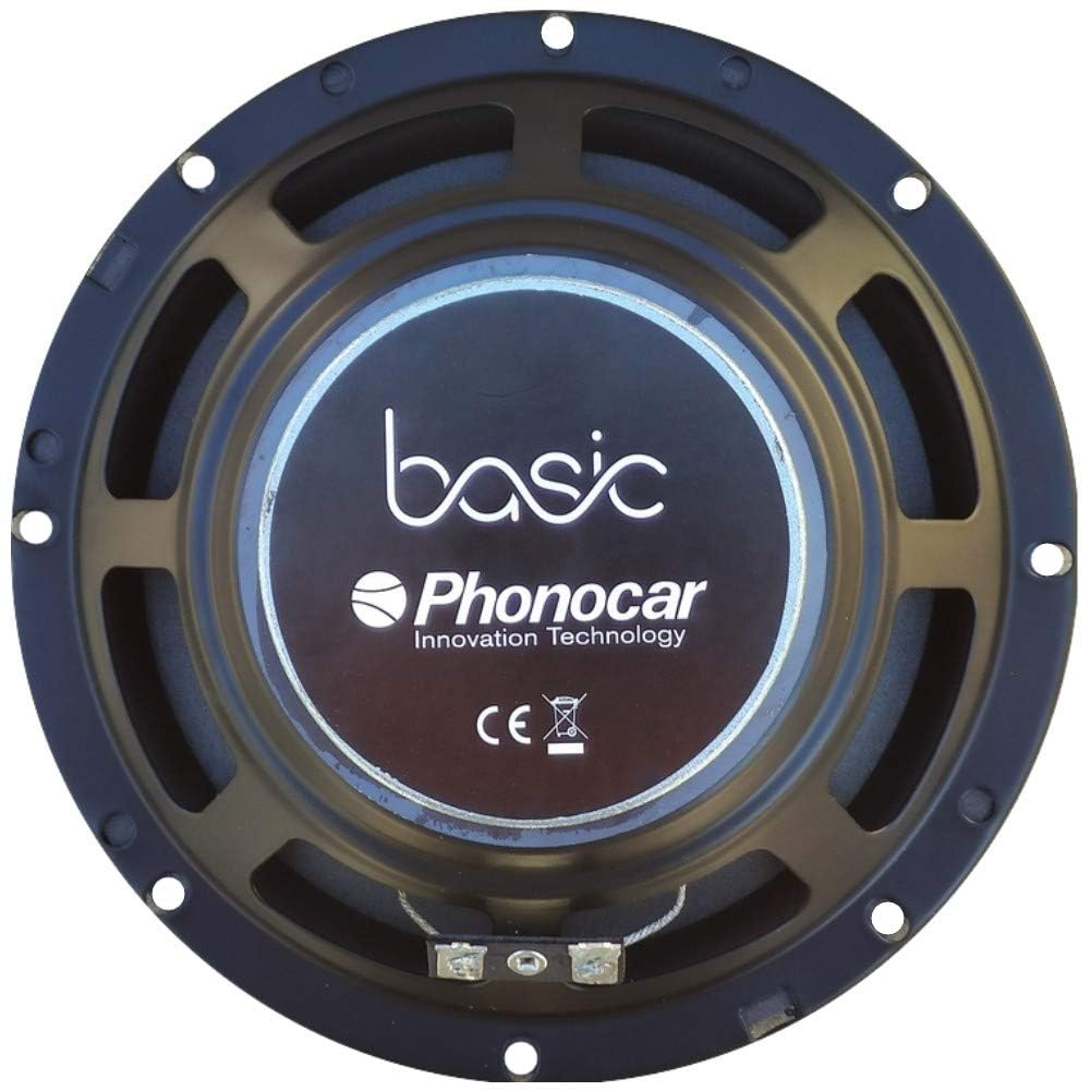 2 ALTOPARLANTI PHONOCAR BASIC 66026 coassiali 2 vie da 16,50 cm 165 mm 6,5" di diametro da 30 watt rms e 60 watt max 4 ohm 90 db spl auto, a coppia