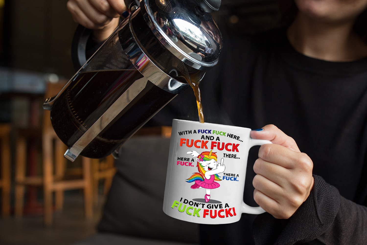 Andaz Press 11oz Funny Coffee Mug - Rude Gag Gift For Mail Carriers, Birthday Or Christmas