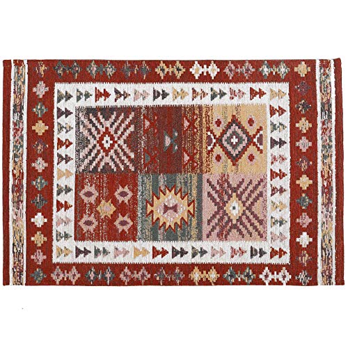 20X31 Door Mat Hallway Indoor Doormat 2'X3’ Moroccan Trellis Rugs Non Slip Chenille Fabrics Carpet For Small Front Machine Washable #TOP6