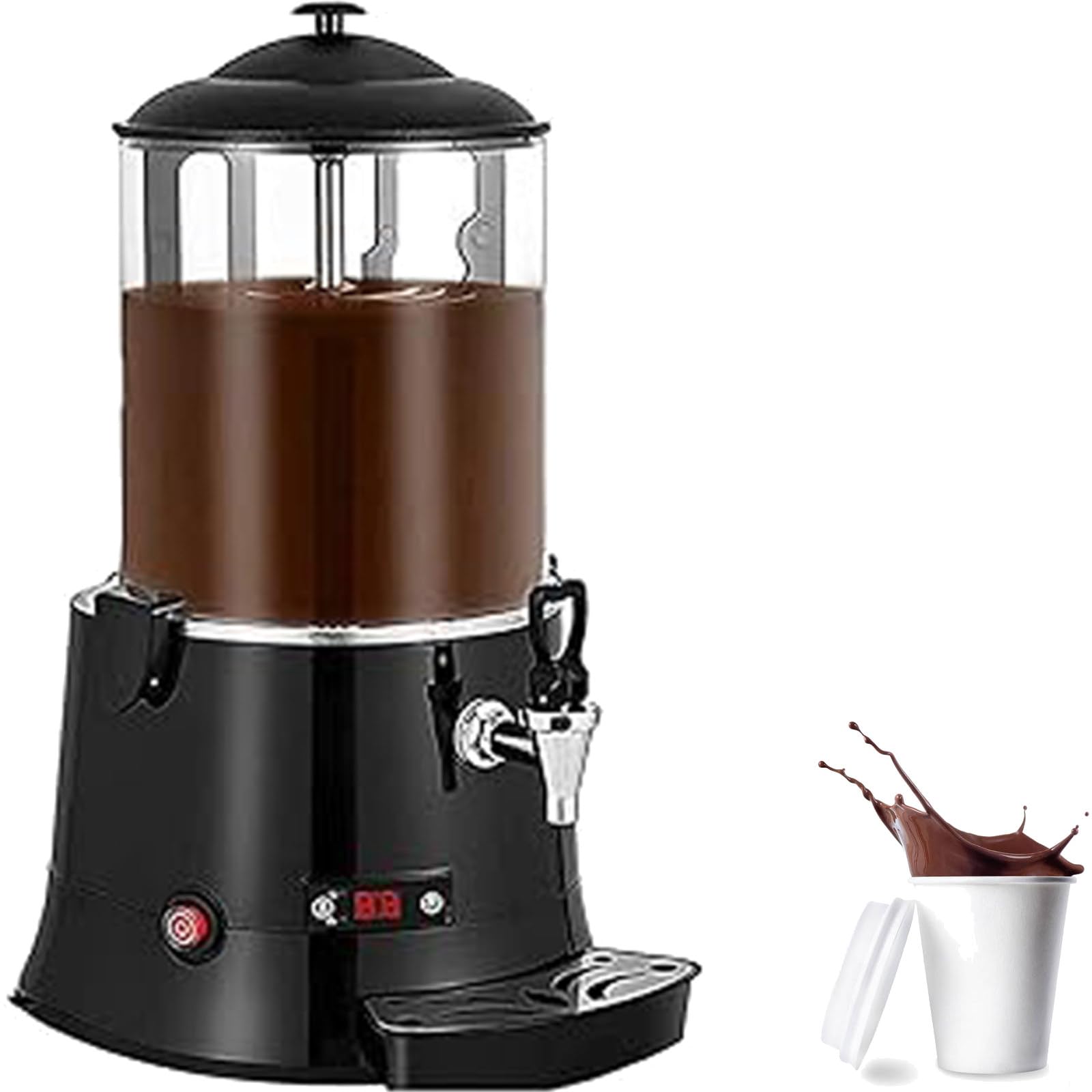 Machine électrique à fabriquer des boissons chocolatées, machine à fabriquer du chocolat chaud, distributeur de chocolat, réchauffeur de boissons chaudes pour chauffer le chocolat.,220V-5L