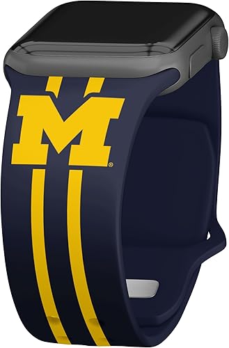 Vista 7 de Affinity Bands Correa de reloj HD de Michigan Wolverines compatible con Apple Watch