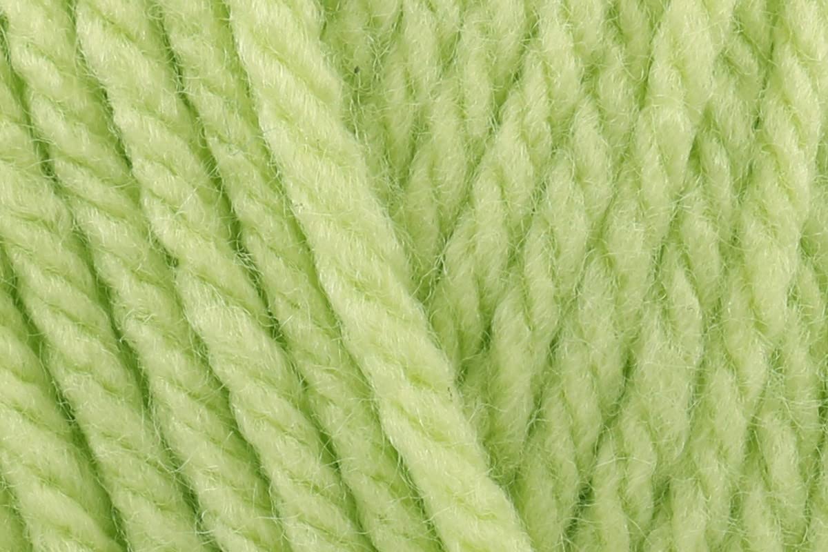 Sirdar Hayfield Bonus Chunky Crochet Yarn, 100% Acrylic Soft Knitting Wool for Cardigans, Jumpers, Sweaters, Ponchos and Capes - 100g Balls - Lime (882) - Pack of 3