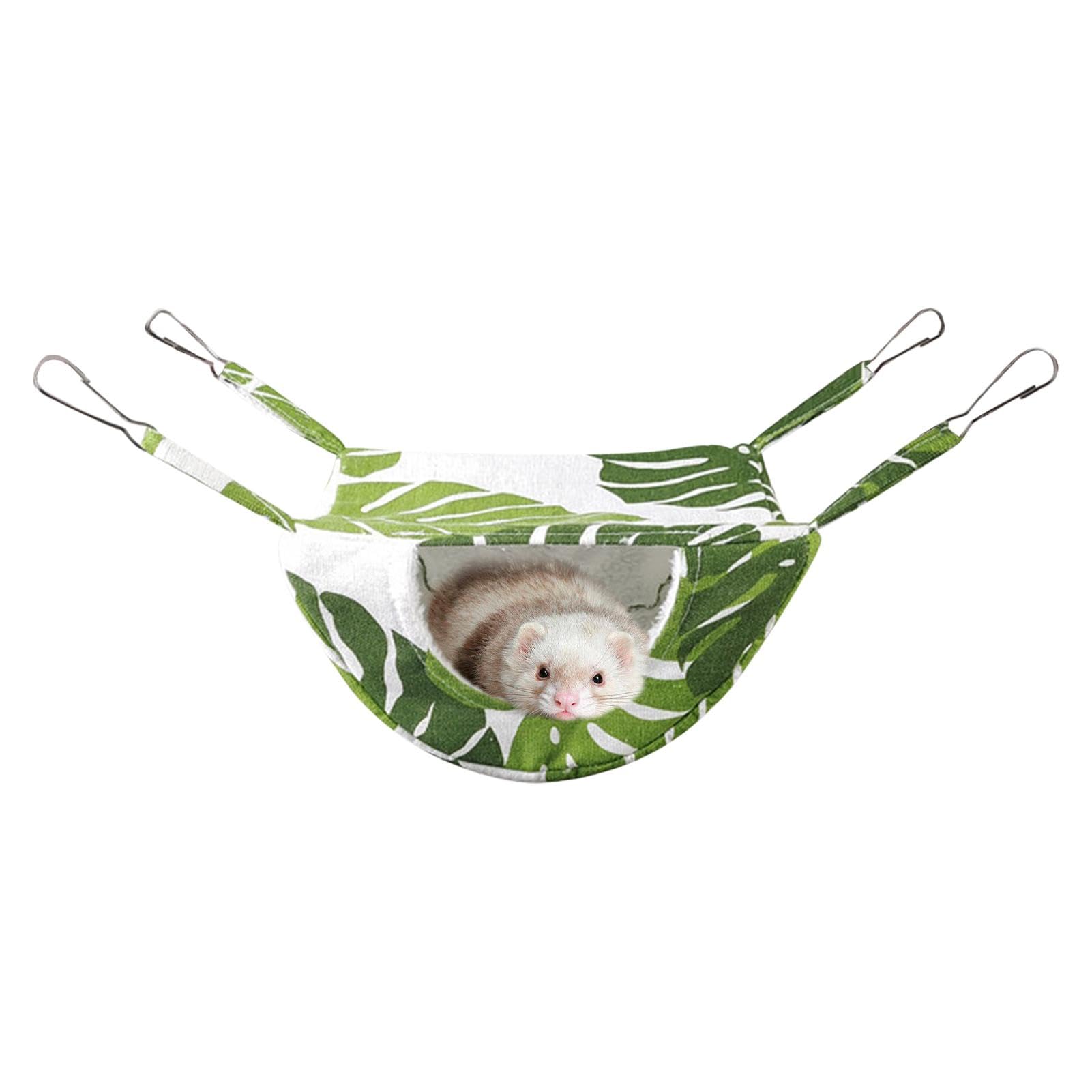 Hamac pour Petits Animaux - Hamac Chaud pour Furet, Sac de Couchage à Suspendre pour écureuil | Cachette de Cage, hamac Chaud pour lit Chinchilla, hamac Chaud pour Hamsters, Chinchillas, furets