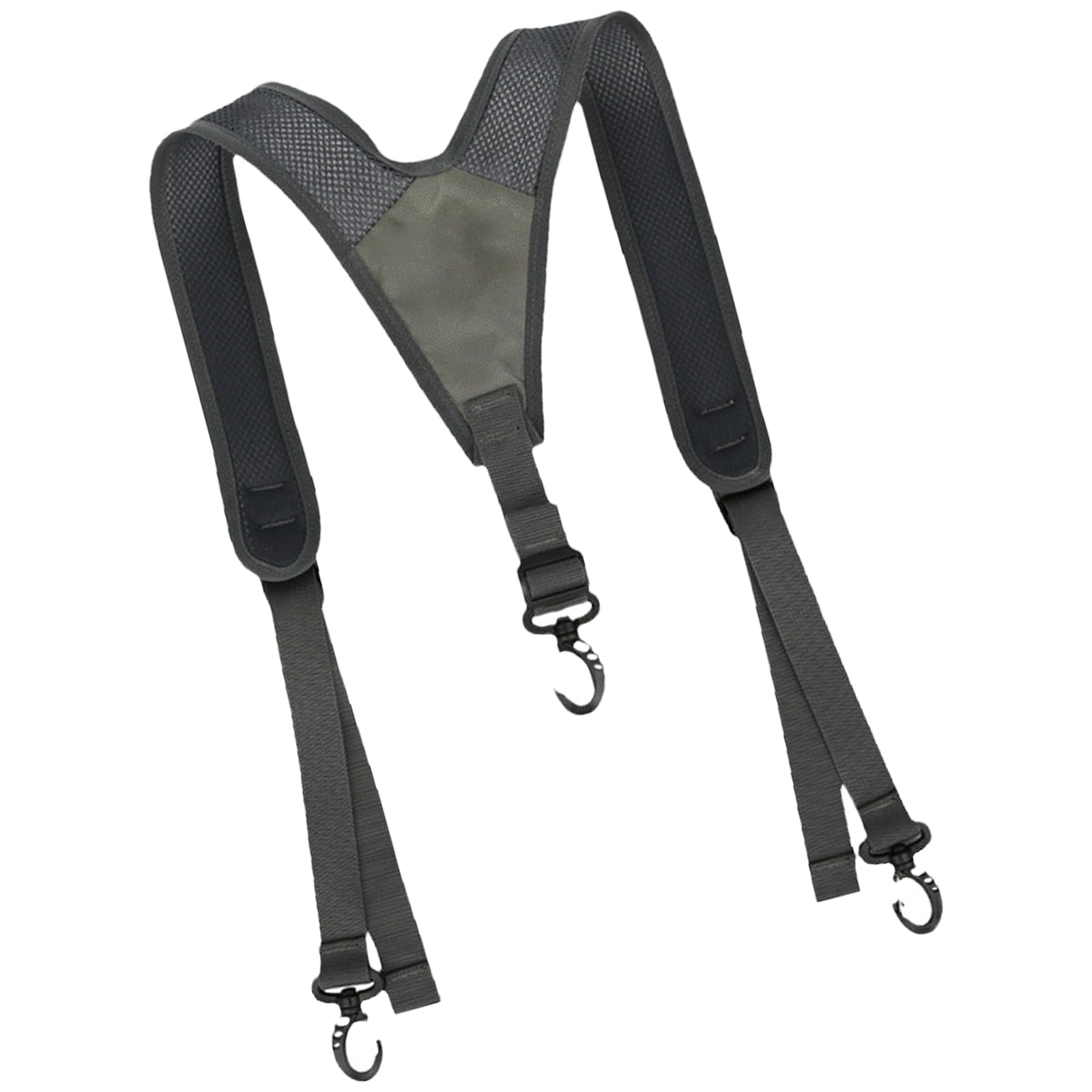 Xitea Unisex Grey Suspenders Y Back Harness Multifunction Y Type Duty Belt Harness With Adjustable Size Strap For Men Use Outdoor Equipment Strap