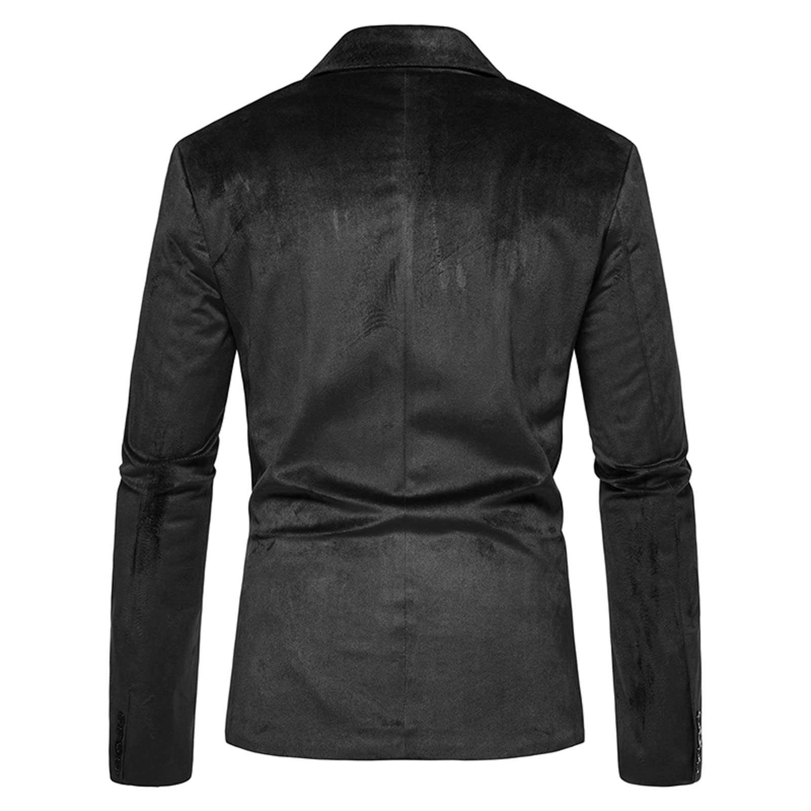 Genérico Chaqueta Americana Hombre Fiesta,Vestido De Novia De Traje De Abrigo De 2 Botones con Cuello En V Europeo Y Americano para Hombre