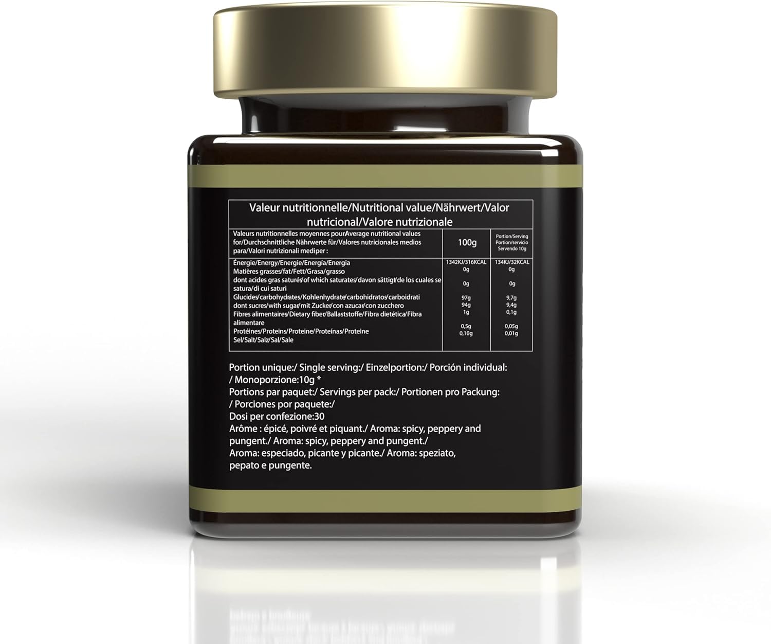 100% naturalny miód wilczomlecz - słoik 300 g | Zbierany w regionie Souss Massa Draa w Maroku | Najwyższa jakość