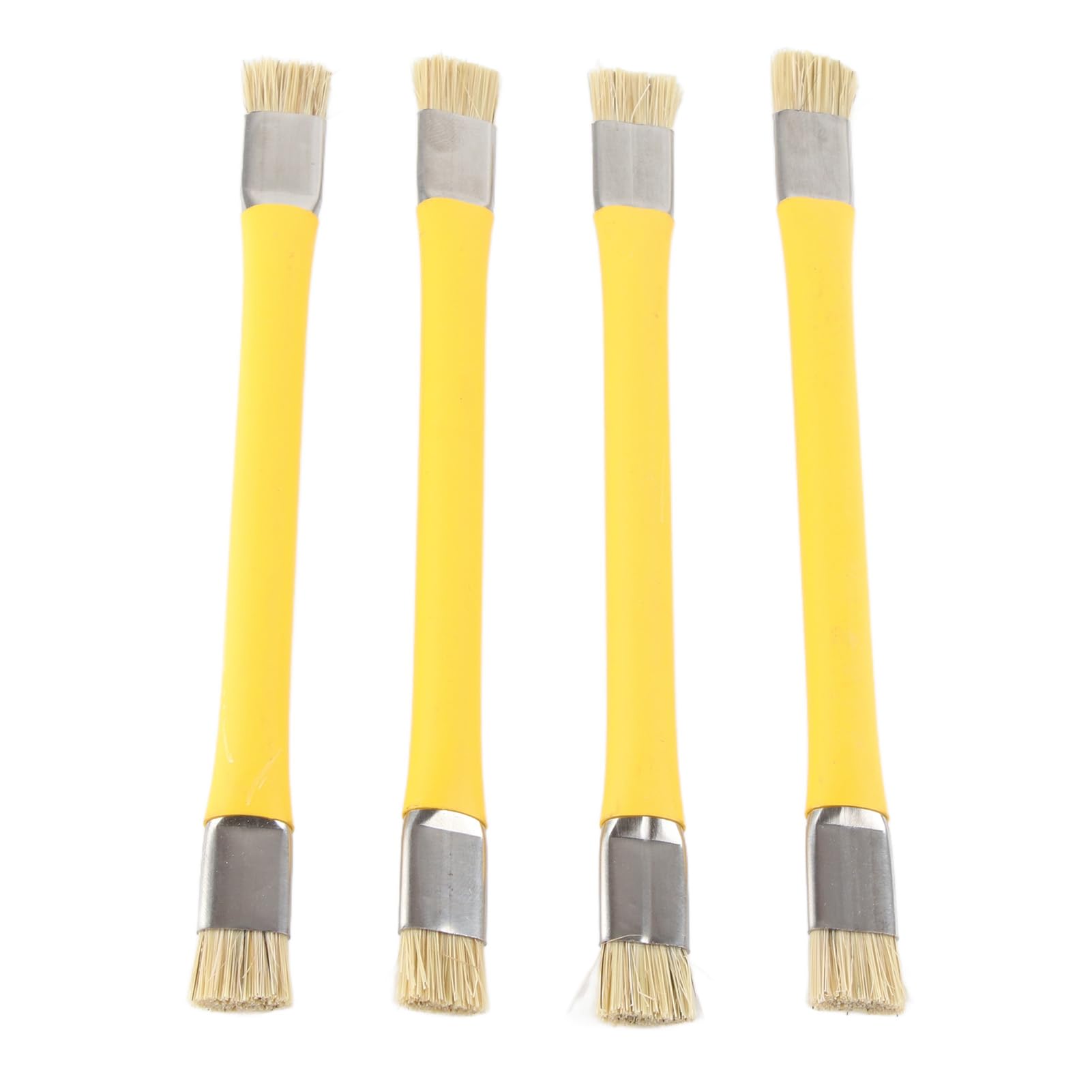 4PCS Dual i Static Brush, Cell Phone Repair Solde Cleaning Tool Set, Motherboard Cleaning Tool for Cell Phones(Yellow)