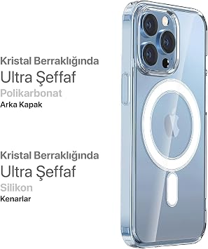 Case Shockproof Transparent Cover Compatible with Magsafe for iPhone 12/12 Pro (iPhone 12/12 Pro)