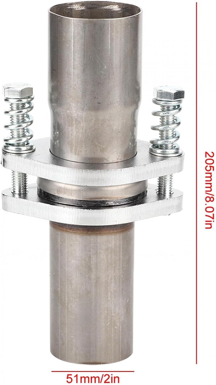 Flange Repair Pipe, 304 Stainless Steel Universal 2inches Flange Pipe Exhaust Spring Bolt Repair Quick Fix Stainless Steel Tool