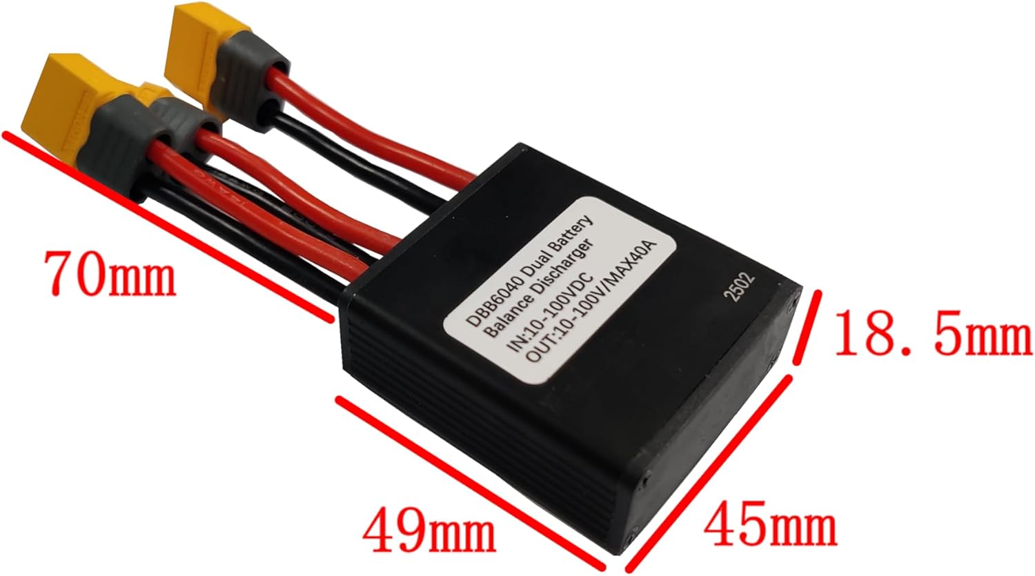 Double Battery Discharge Converter for E-Bike/E-Scooter 750w and 1000W Dual Battery Pack Switch Balancer 10-100V DC Input Max 40 Amps Generation II