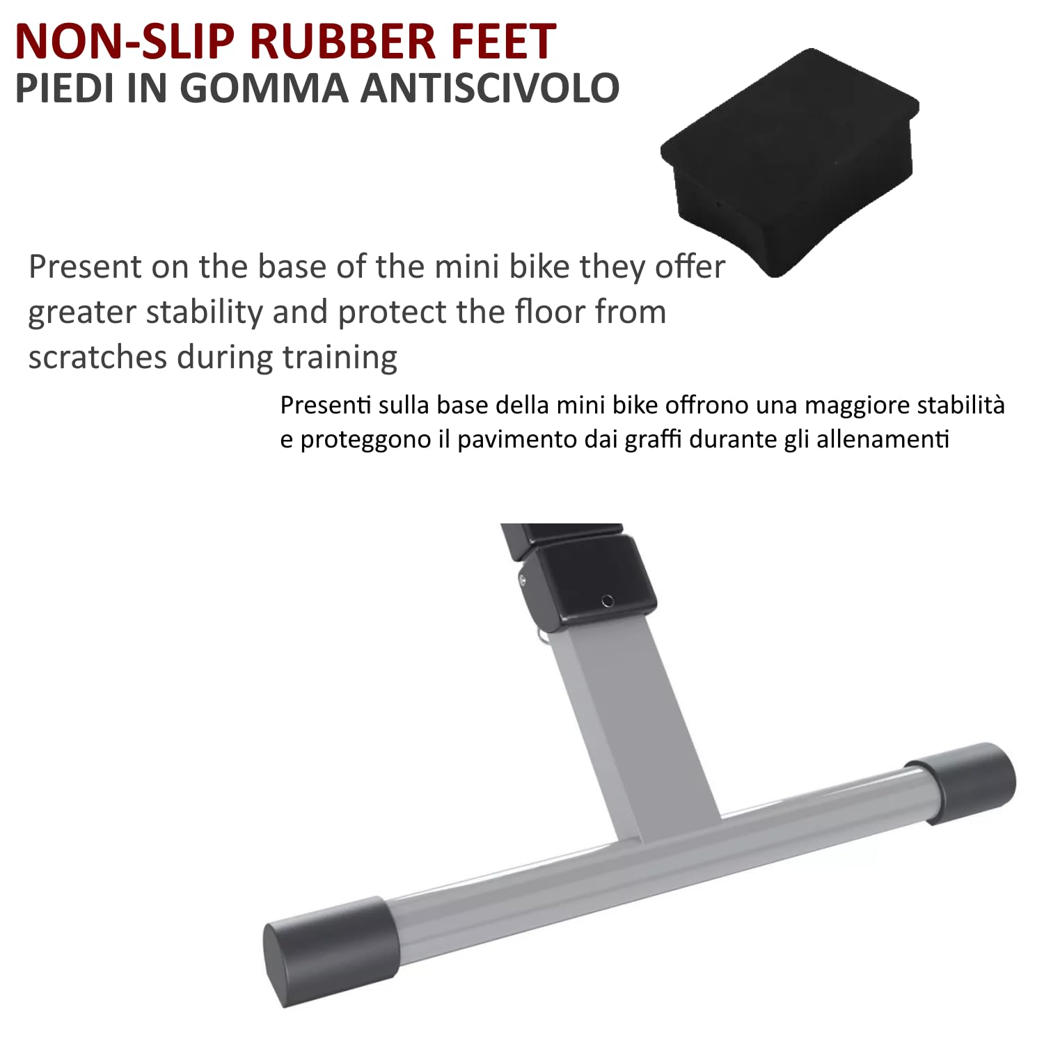FFitness Cyclette Pedaliera Mini Bike per Riabilitazione Motoria Monitor LCD Resistenza Regolabile Pieghevole Allenamento Gambe e Braccia