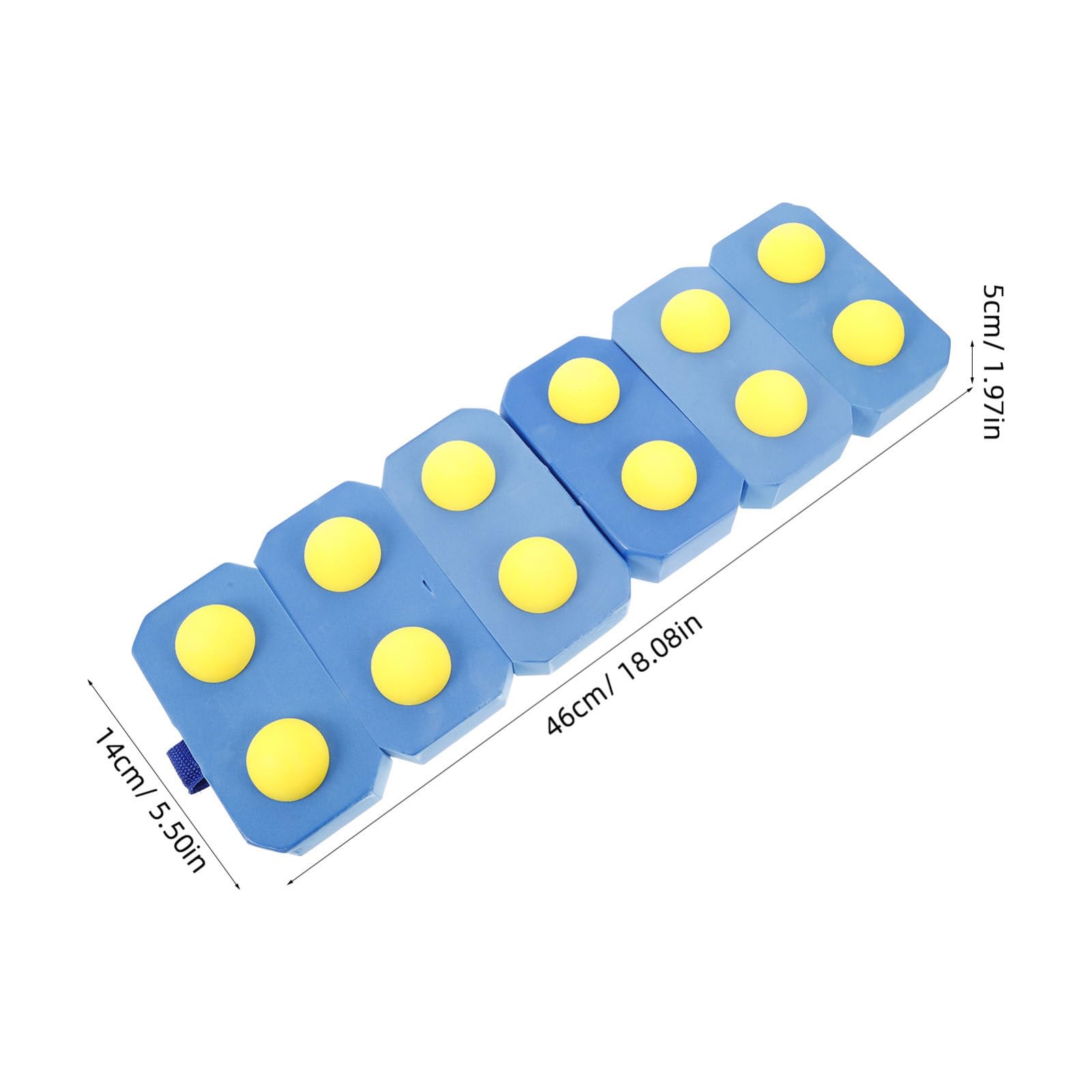 BRIGHTFUFU Eva Swim Float Belt for Adjustable Back Float for Water Exercise Durable Training Aid for Beginners for Swimming and Snorkeling Blue