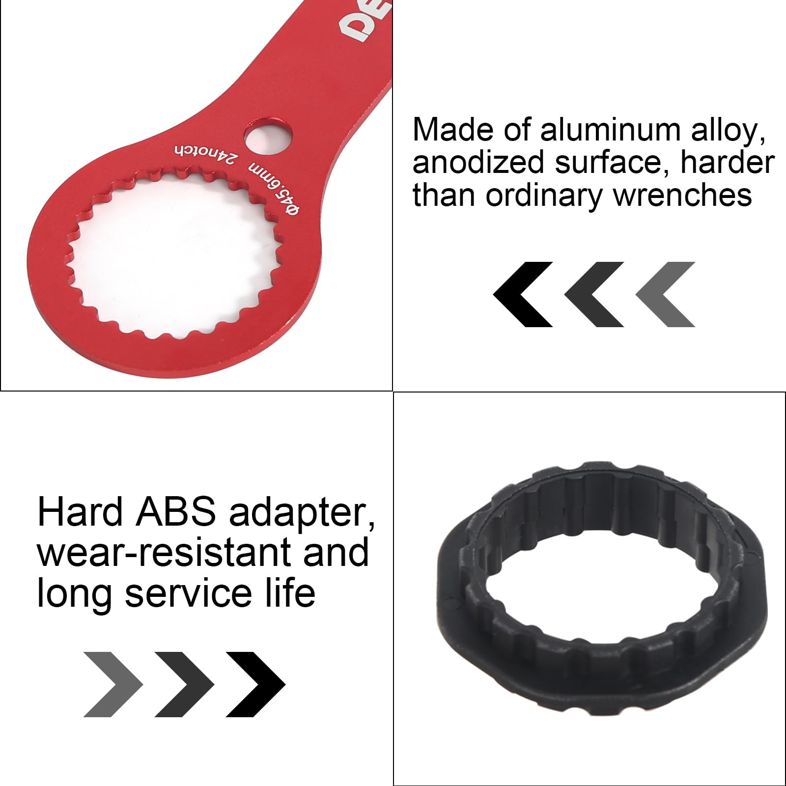 YYUEZHI: Juego De Herramientas Para Pedalier Y Center Lock - Llave Multifunción Para BB51, BB52, BB70, BB71, RS500, MT500 - Ideal Reparación Bicicletas