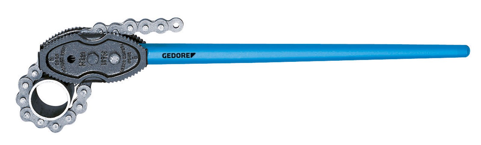 GEDORE 122008 Chain Pipe Wrench, American Pattern 1.1/2-8