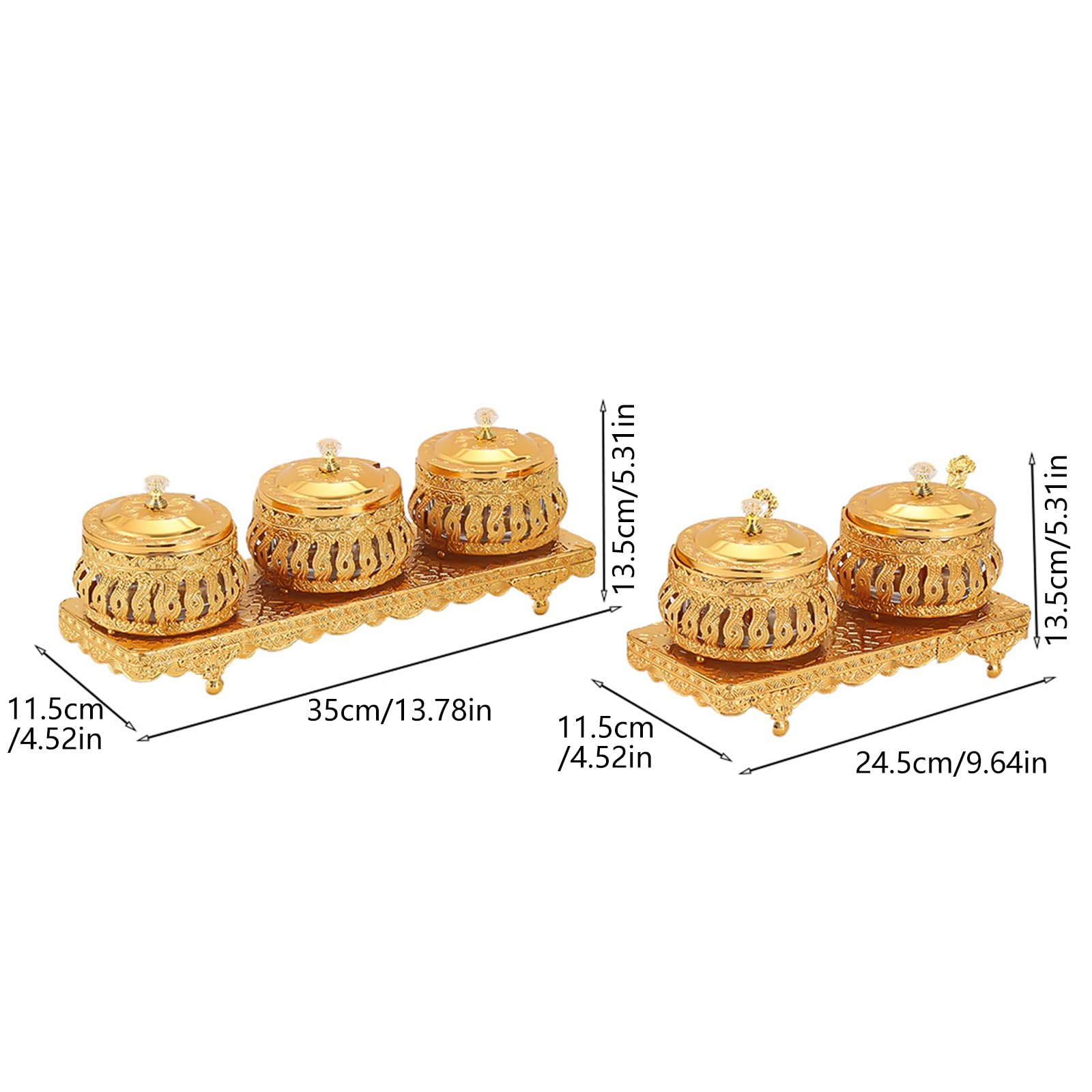 Anspruchsvolle europäische Designs Gewürzhalter Gewürzbehälter mit Deckel, Löffel und stabilem Boden Metall Gewürzbehälter Löffel