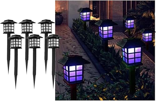 Miniatura 11 de Luces solares para caminos para exteriores, impermeables, paquete de 2 unidades, luces LED decorativas para exteriores, iluminación de paisaje