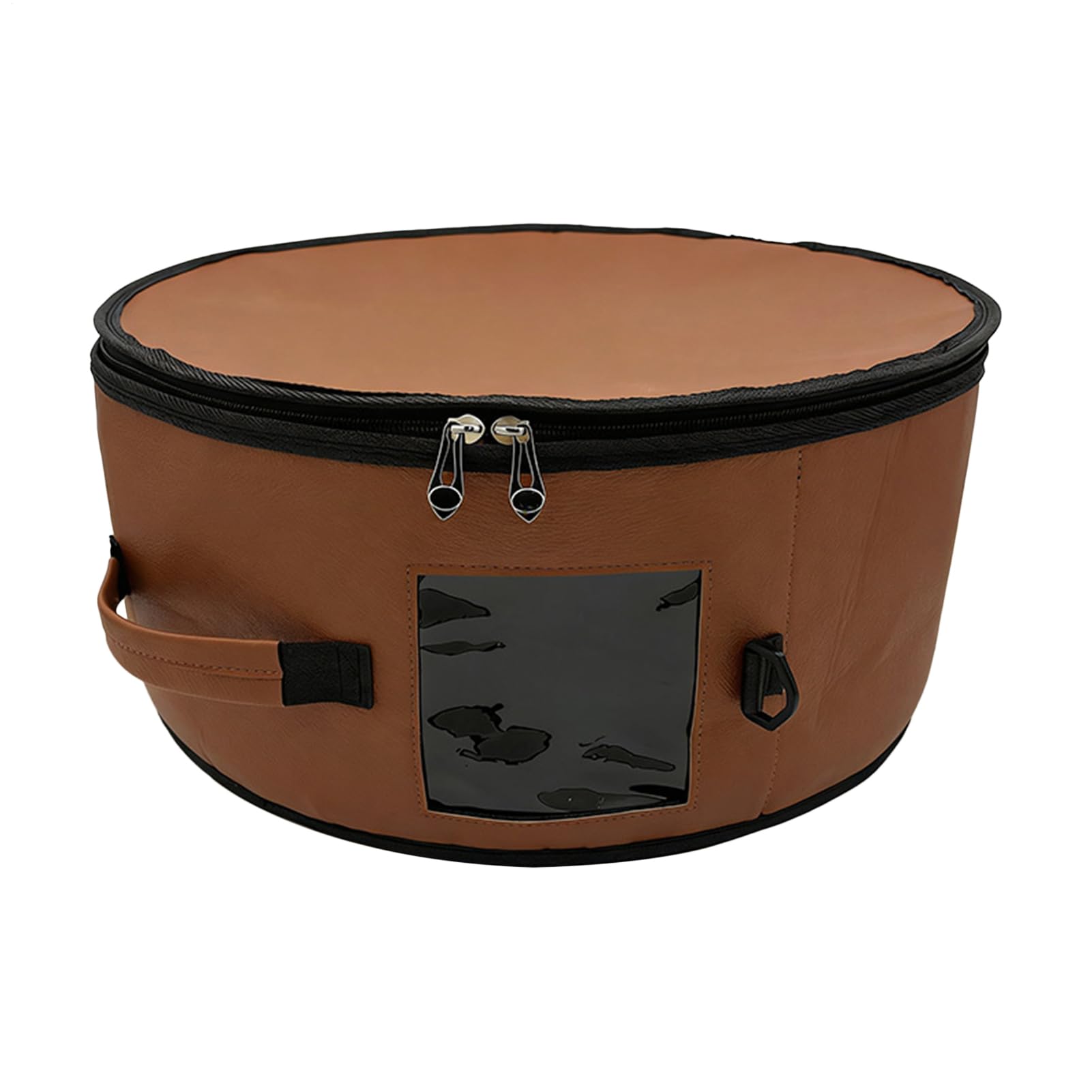 Para Sombreros Organizador De Gorras Grande Con Asa | de Sombrero para Viaje con Diseño de Ventana Transparente Grande y Apilable Para Mujeres, Hombres, Armario Y Peluches