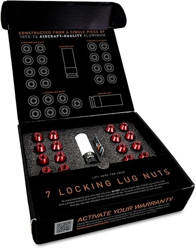 Miniatura 5 de Mishimoto Tuercas de bloqueo de aluminio 12 x 20 juego de 23 piezas color negro