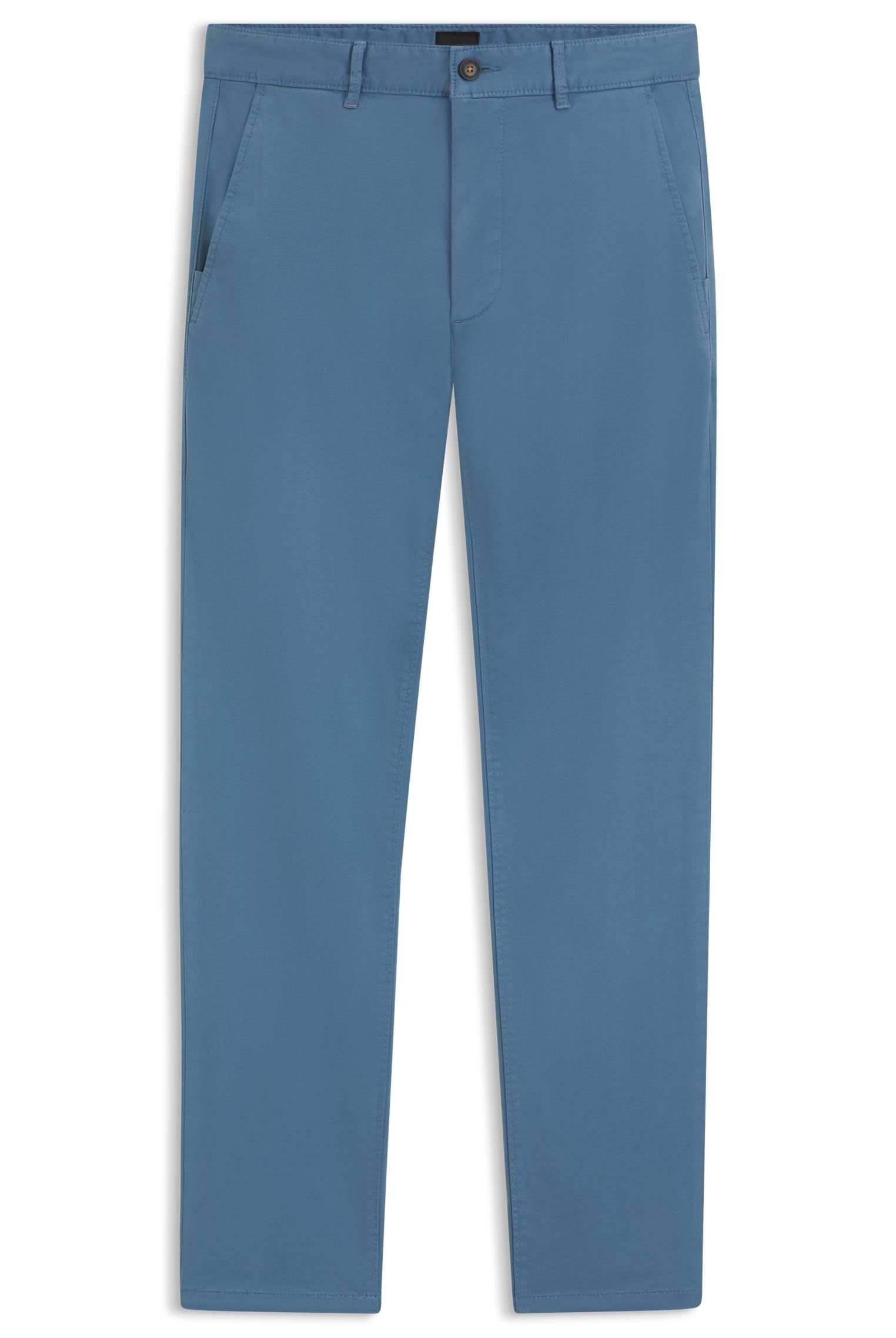 BOSS Herren Chino Slim Slim-Fit Chino aus elastischem Baumwoll-Satin