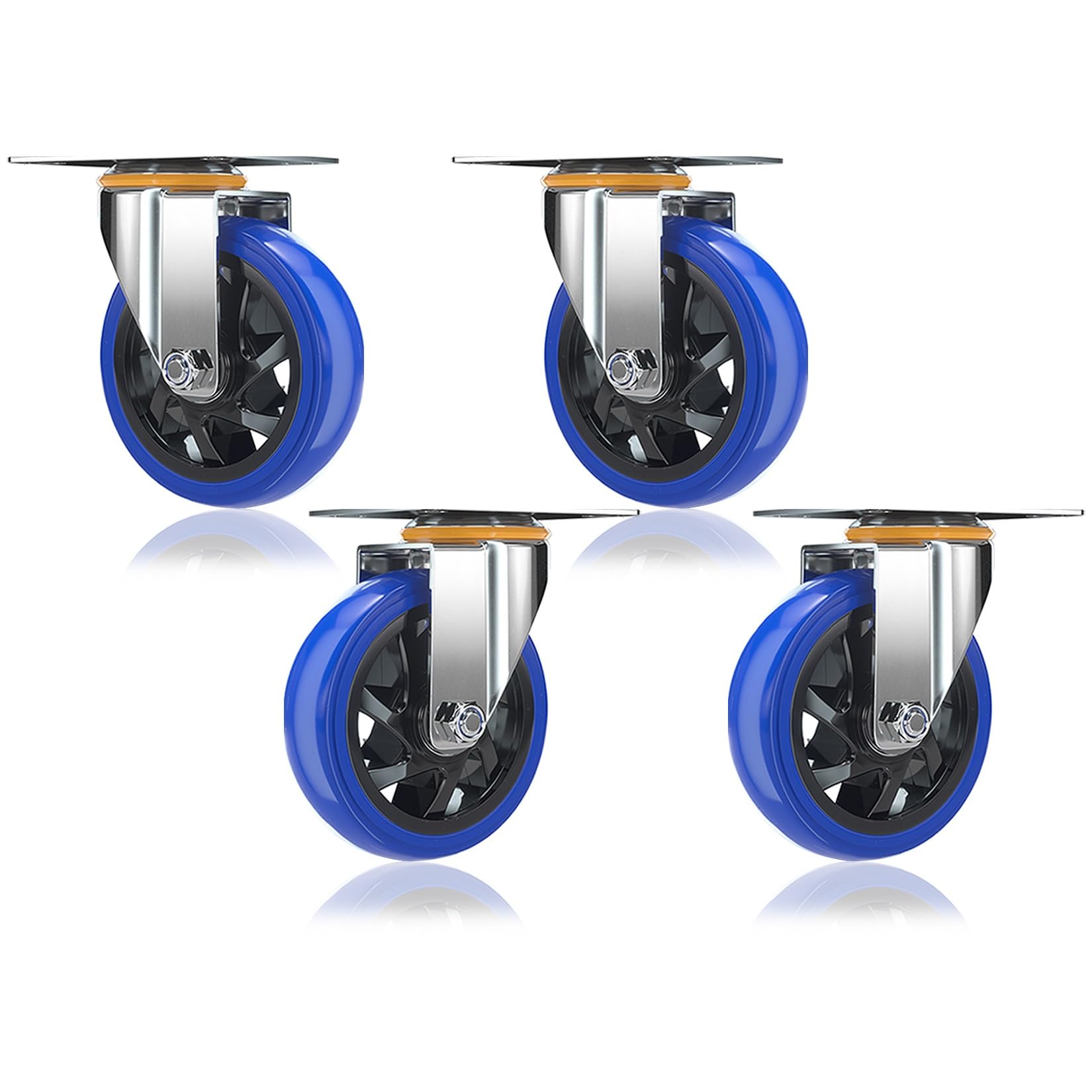 Roulettes de 12,5 cm Swivel CS durables avec roulement à billes