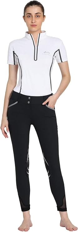 Equine Couture Ladies Malta Knee Patch Breeches