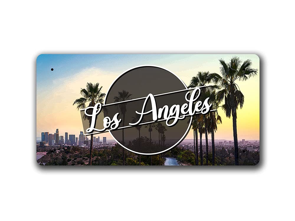 McMug - Los Angeles Day Landscape - USA - Metal Sign, Decorative Sign, 200mm x 100mm