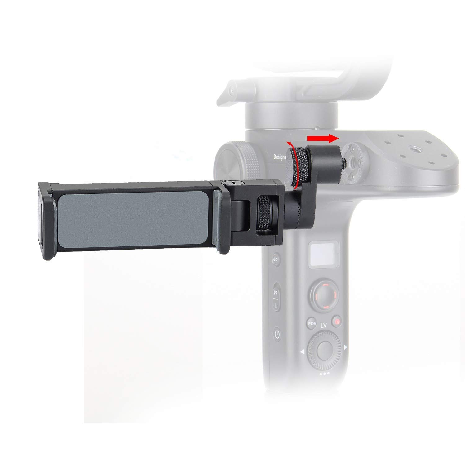 Amazon | Zhiyun TransMount Phone Holder with Crown Gear for Crane